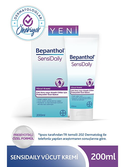 Bepanthol 8699546358823 Sensidaily Vücut Kremi 200 ml