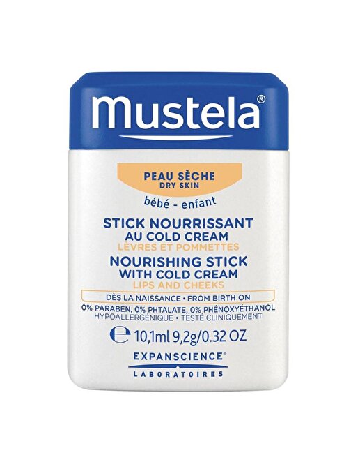 Mustela Dudak & Yanak Bebek Cold Cream İçeren Besleyici Stick 9.2 gr