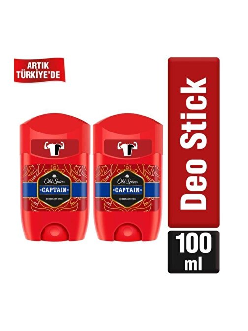 Old Spice Deo-Stick Captain 50 ml X 2 Adet
