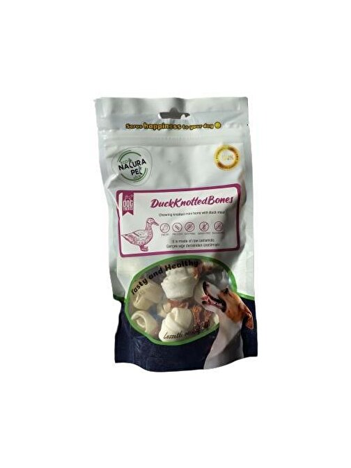 Eco Natura Pet Duck Knotted Bones Ördek Etli Düğüm Kemik 100gr