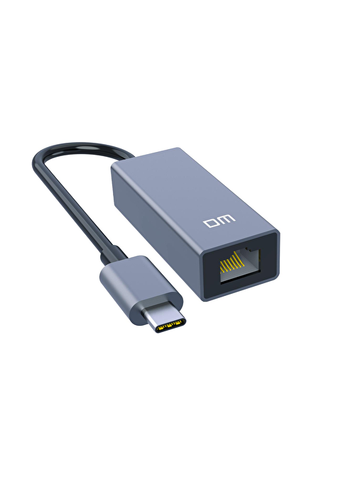 Dm Chb017 Type-C To Rj45 1000Mbps Gigabit Ethernet Dönüştürücü
