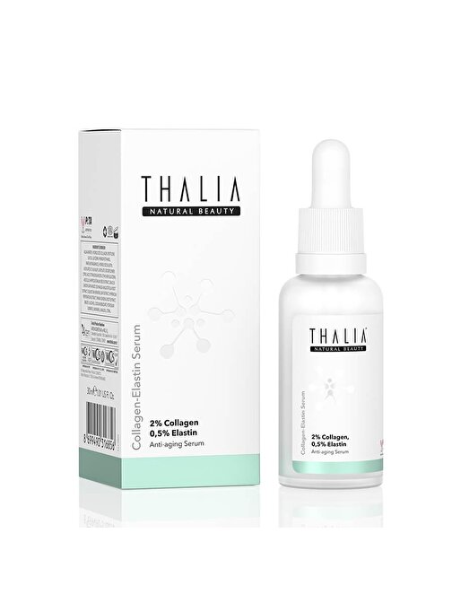 Thalia Peptit Içerikli Yaşlanma Karşıtı Cilt Bakım Serumu %2 Collagen & %0,5 Elastın - 30 ml