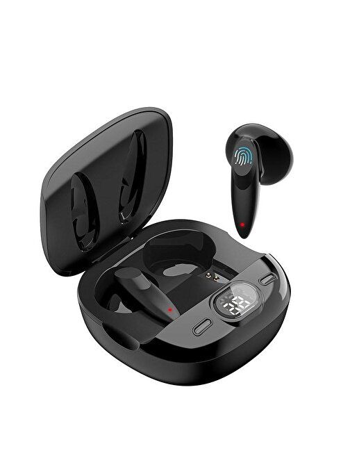 Sprange T3 6D Kablosuz Silikonlu Kulak Üstü Bluetooth Kulaklık Siyah