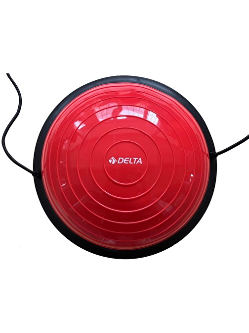 Delta Küçük Ebatlarda 45 Cm Çap Bosu Ball Bosu Topu Kırmızı Pilates Denge Aleti Balance Ball Pompalı