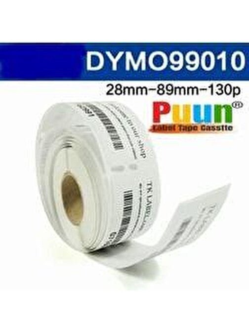 Puun Dymo Lw 99010 Muadil Adres Etıketı 130 Etiket/rulo;2 Rulo 28MM x 89MM Labelwriter LW310, LW320, LW330, LW400, LW450, Twin, Duo, 4xl