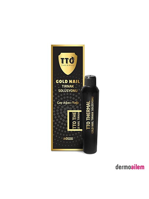 TTO Gold Nail Güçlendirici Çay Ağacı Yağı Tırnak Solüsyonu 15 ml