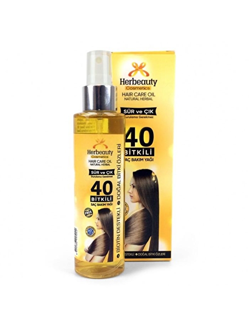 Herbeauty 40 Bitkili Saç Bakım Yağı 150 ml