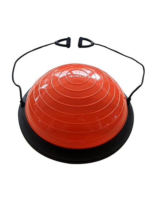 Delta Küçük Ebatlarda 45 Cm Çap Bosu Ball Bosu Topu Turuncu Pilates Denge Aleti Balance Ball Pompalı