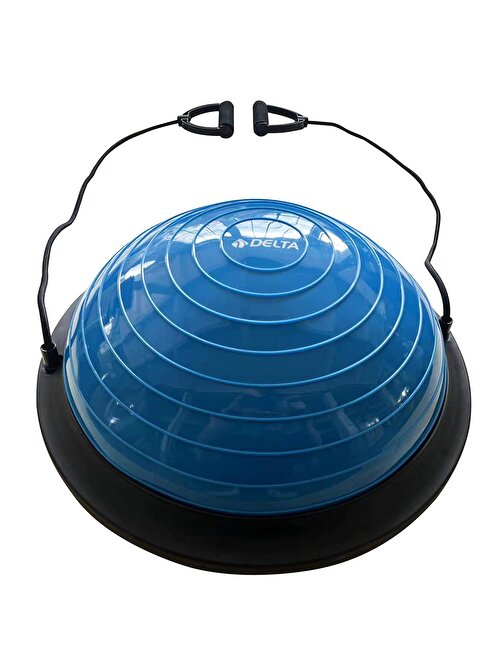 Delta Küçük Ebatlarda 45 Cm Çap Bosu Ball Bosu Topu Mavi Pilates Denge Aleti Balance Ball Pompalı