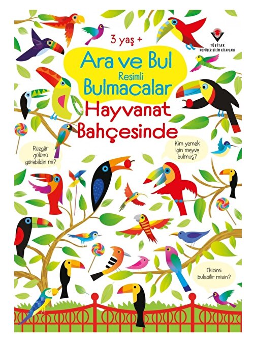 Tübitak Yayınları Tubitak- Hayvanat Bahçesinde Ara Ve Bul Resimli Bulmacalar