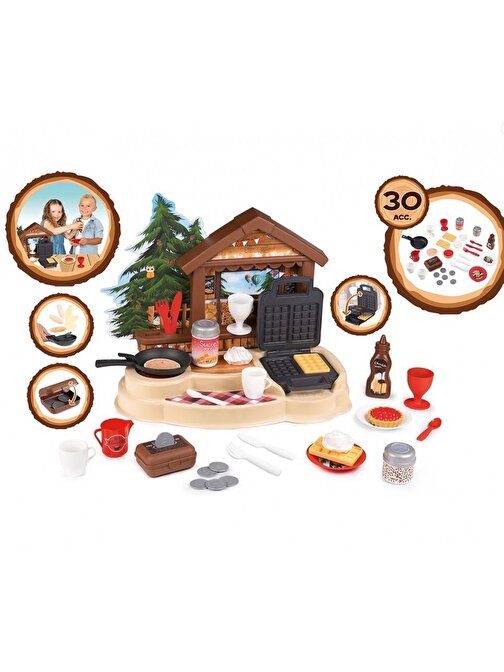 Smoby 310557 Plastik Gurme Chalet Oyuncak Waffle Seti