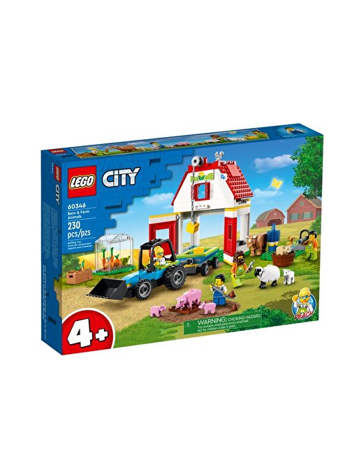 Lego City Ahır ve Çiftlik Hayvanları 230 Parça 60346