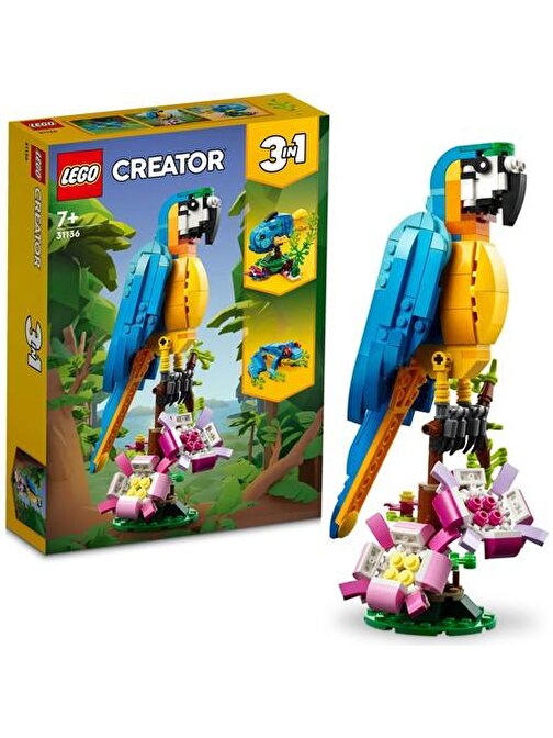 Lego Creator Egzotik Papağan 213 Parça Plastik Set