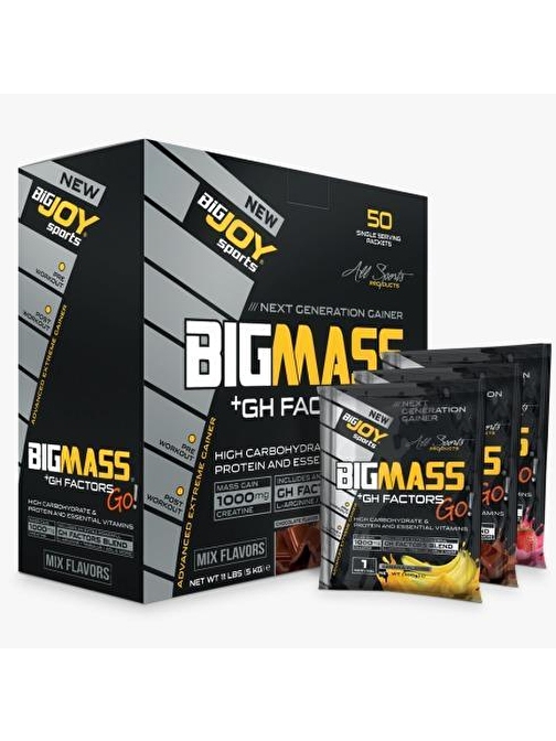 Bigjoy Sports Big Mass +Gh Factors Go 5000 Gr 50 Saşe Mix