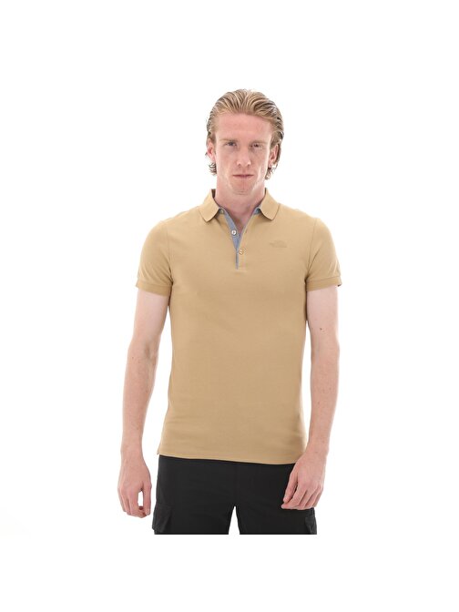 The North Face F00Cev4Lk51-R M Premıum Polo Pıquet-Eu Erkek T-Shirt Sarı S