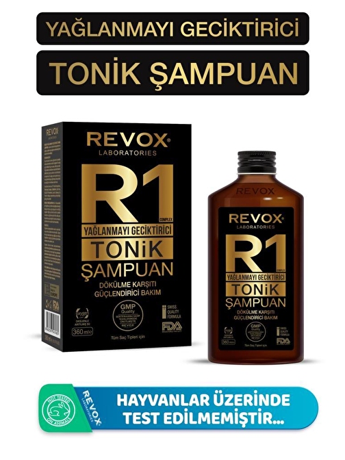 Revox Tonik Yağlanmayı Geciktirici Şampuanı 360 ml