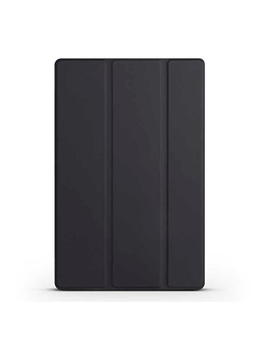 Musal Standlı 1-1 Kılıf Apple iPad 10.9 2022 10.Nesil Uyumlu 10.9 inç Tablet Kılıfı Siyah