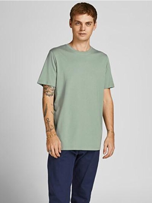 Jack&Jones Slim Fit Mint Erkek T-Shirt 12156101