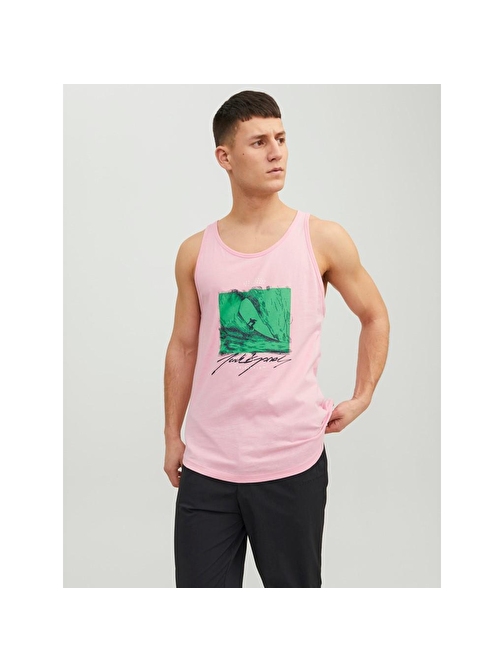 Jack&Jones Kolsuz Pembe Erkek T-Shirt 12234227