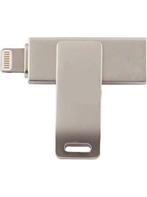 Powerway 128 GB Iphone Otg Çift Taraf Metal Flash Bellek Usb2.0