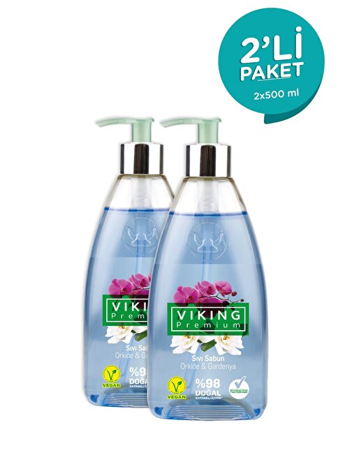 Viking Premium Orkide Gardenya Sıvı Sabun 500 ml 2 Adet