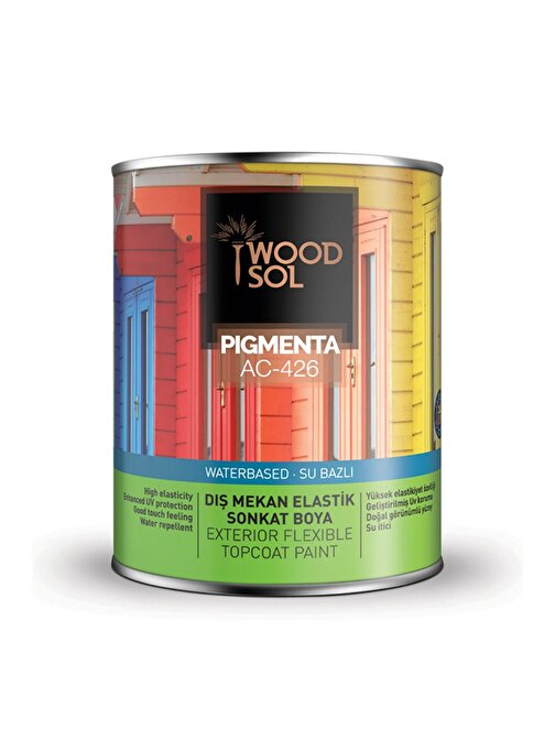 Woodsol Pigmenta Elastik Sonkat Ahşap Boya 0.75 lt RUSTICO