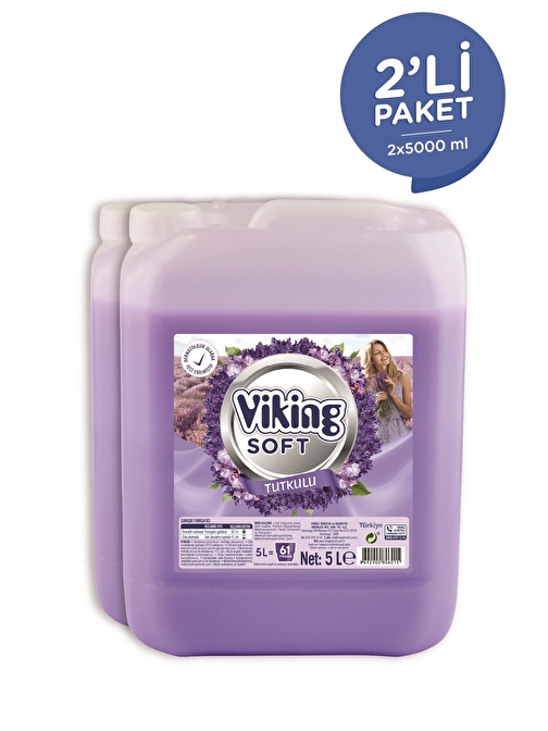 Viking Tutkulu Çamaşır Yumuşatıcısı 5 lt 2 Adet