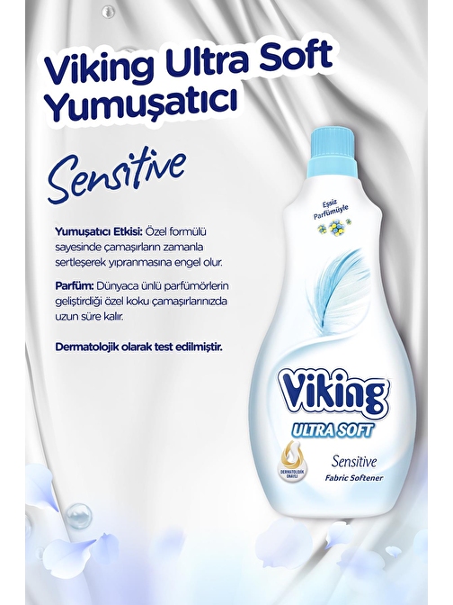 Viking Çamaşır Yumuşatıcısı Soft Sensitive 1400 ml 6 Adet