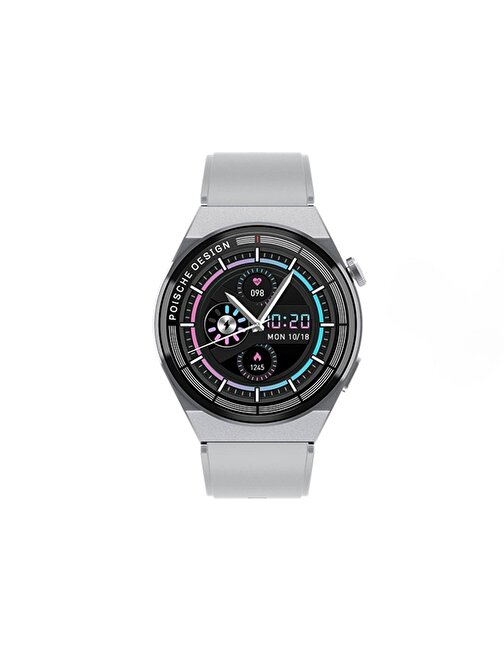 Schitec 2023 Watch Gt3 Max Android - iOS Uyumlu Akıllı Saat Gümüş