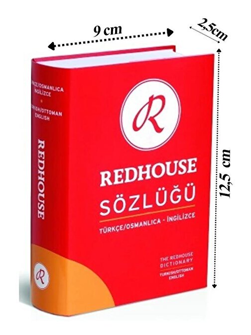 Redhouse Türkçe İngilizce Sözlüğü Mini Turuncu 516 Sayfa 30.000 Kelime Hazneli