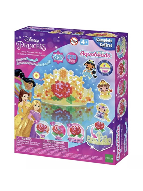 Aqua Beads EAB31901 Disney Prenses Plastik Taç Seti