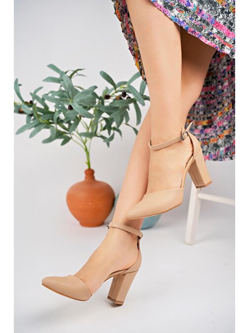 Muggo Soffy Garantili Kadın Klasik Günlük Tarz Şık ve Rahat Topuklu Ayakkabı