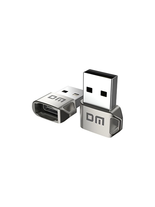 Dm Ad038 Usb To Type-C Metal Otg Çevirici Dönüştürücü Adaptör