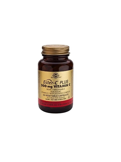 Solgar Ester C Plus 500 Mg 50 Tablet