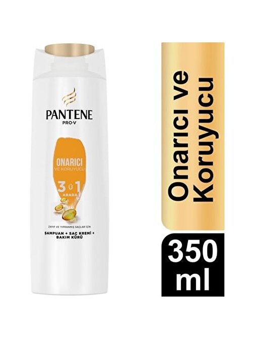 Pantene Şampuan Onarıcı - Koruyucu 3’ü 1 Arada 350 ml