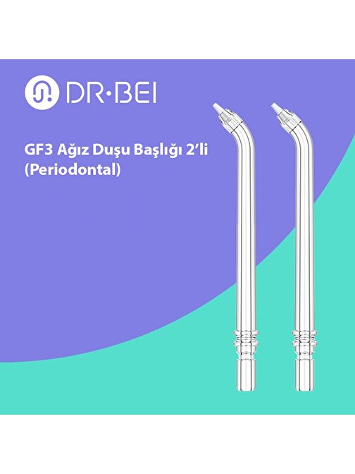 Dr. Bei GF3 Ağız Duşu Başlığı 2'li (Periodontal)