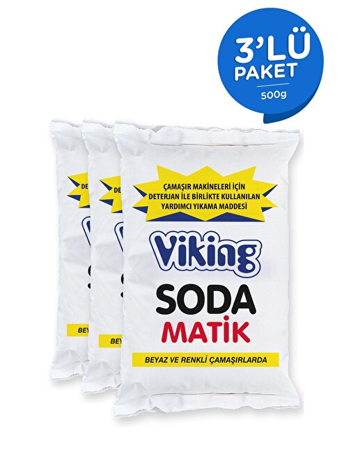 Viking Toz Soda Matik 500 gr 3 Adet