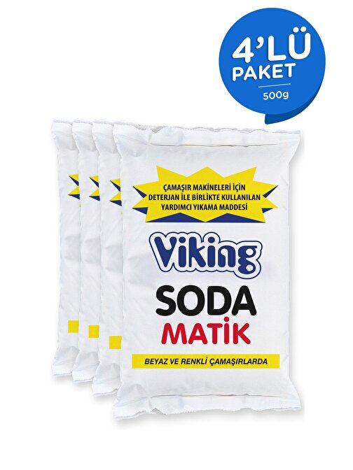 Viking Toz Soda Matik 500 gr 4 Adet