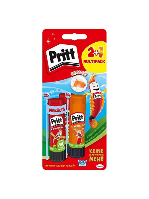 Pritt  Pritt Stick 2+1 Multipack 2X22G+1X20G Metalic