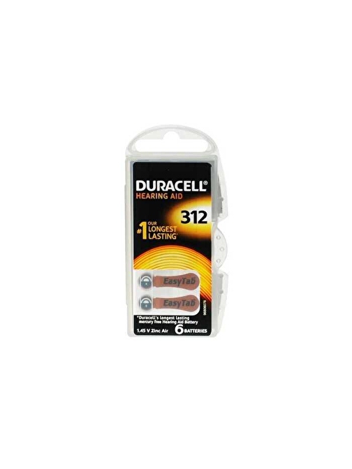 Duracell Activair 312 Kulaklık Pili 6'lı