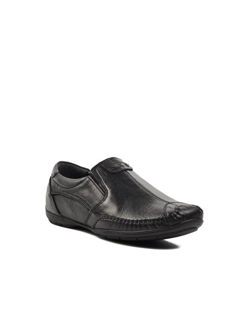 Ayakmod 2859 Siyah İçi Dışı Hakiki Deri Erkek Günlük Ayakkabı