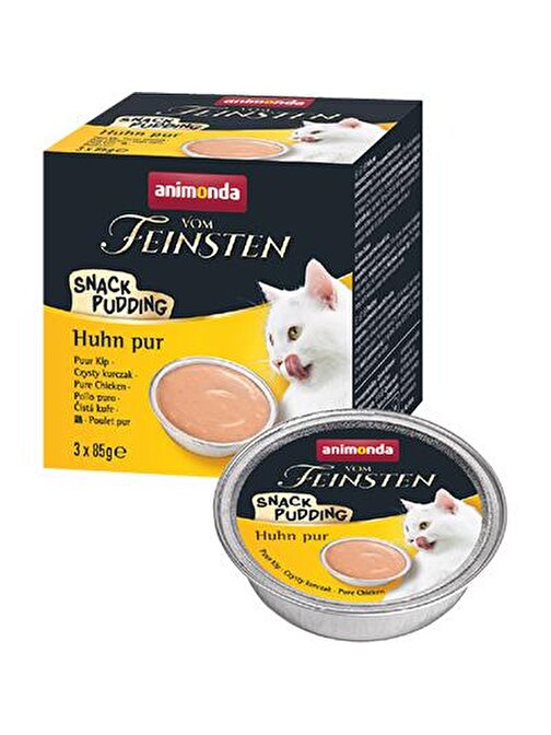 Animonda Vom Feinsten Tavuklu Yetişkin Kedi Pudingi 3x85 gr