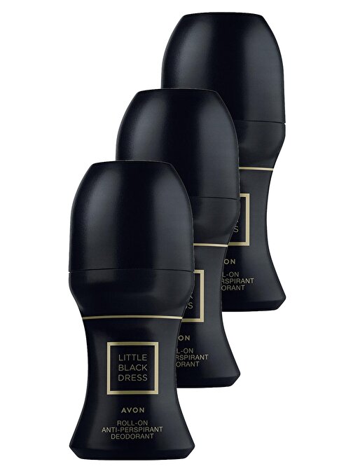 Avon Little Black Dress Kadın Rollon 50 Ml. Üçlü Set