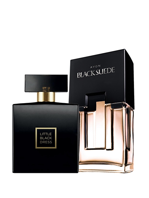 Avon Black Suede Erkek Parfüm ve Little Black Dress Kadın 2'li Parfüm Setleri