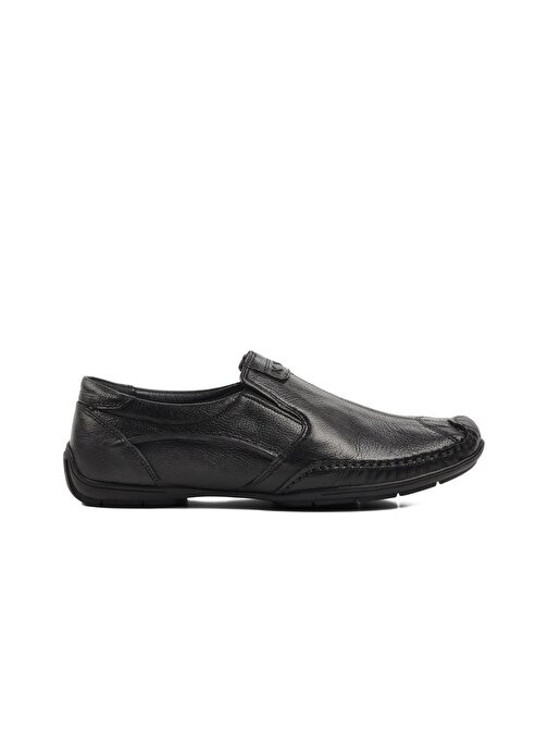 Ayakmod 2859 Siyah İçi Dışı Hakiki Deri Erkek Günlük Ayakkabı