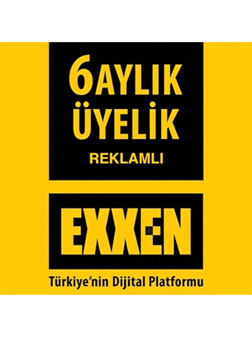 Exxen 6 Aylık Reklamlı Üyelik Paketi - Dijital Abonelik