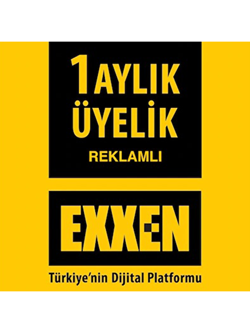 Exxen 1 Aylık Reklamlı Üyelik Paketi - Dijital Abonelik