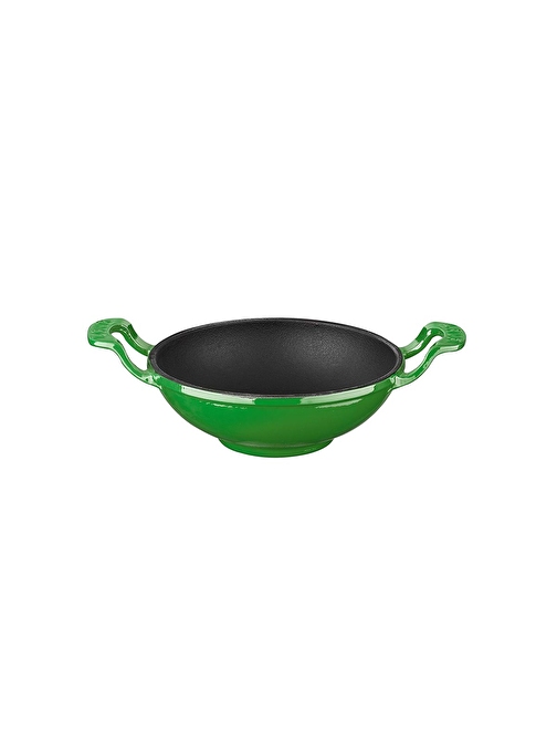 Lava Döküm Mini Wok Yekpare Kulplu Çap(Ø)16cm.