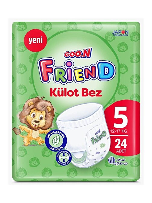 Goon Friend Külot 5 Numara Bebek Bezi 24 Adet