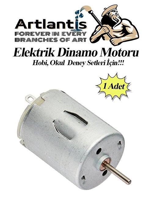 Dinamo Motoru 6 V 1 Adet Elektrik Üreten Motor Eğitici Hobi Okul Deney Elektrik Motoru Deneyler İçin